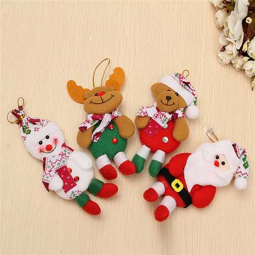 Snowman Bear Elk Ornament Christmas Classical Tree Decoration Home Decor