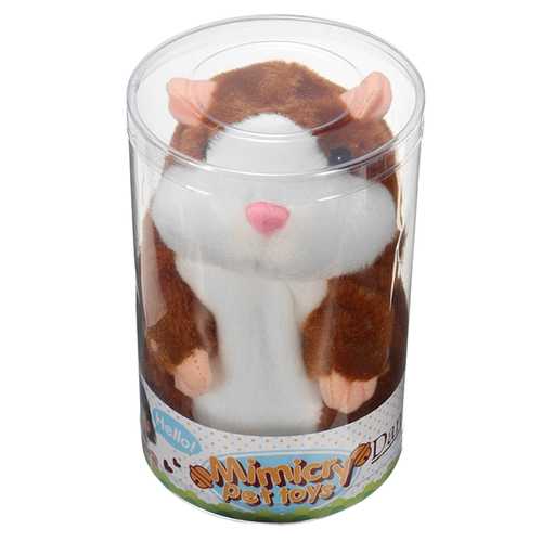 Banggood Mimicry Talking Hamster Pet 15cm Christmas Gift Plush Toy Cute Speak Sound Record Stuffed Animal Toy