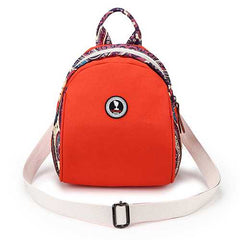 Mini Canvas Kids Bag Fashion Multifunction Small Backpack Daypack Diaper Bag