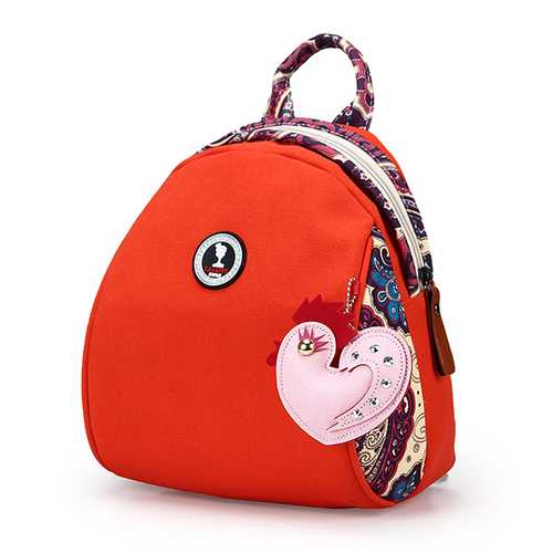 Mini Canvas Kids Bag Fashion Multifunction Small Backpack Daypack Diaper Bag