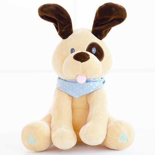 Stuffed Animals & Plush Electric Dog Doll Play Music Hide And Seek Education Appease Baby Toy