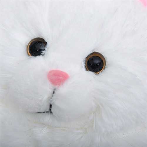 Cute Stuffed White Persian Cat Dolls Soft Plush Animal Toy Kids Children