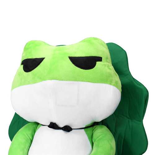 15 Inches Stuffed Plush Toy Travel Frog Cute Animal Doll Toy Keychain Dango Accessory