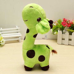 Multicolored Cartoon Plush Giraffe Sika Deer Stuffed Toys Kids Gift