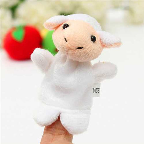 10 PCs Family Finger Puppets Cloth Doll Baby Educational Hand Toy