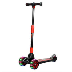 Adjustable Height Folding Aluminum Kids Kick Scooter-Black