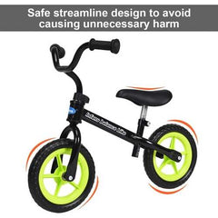 Adjustable Toddler Running Balance Bike with Non-slip Handle-Black