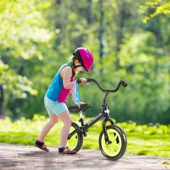 Adjustable Toddler Running Balance Bike with Non-slip Handle-Black