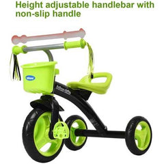 Kids Tricycle Rider with Adjustable Seat-Green