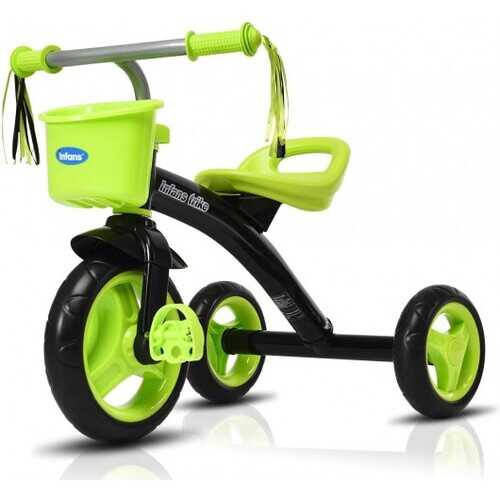 Kids Tricycle Rider with Adjustable Seat-Green