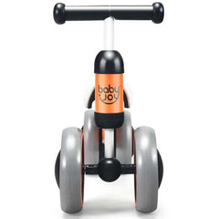 4 Wheels No-Pedal Baby Balance Bike-Orange