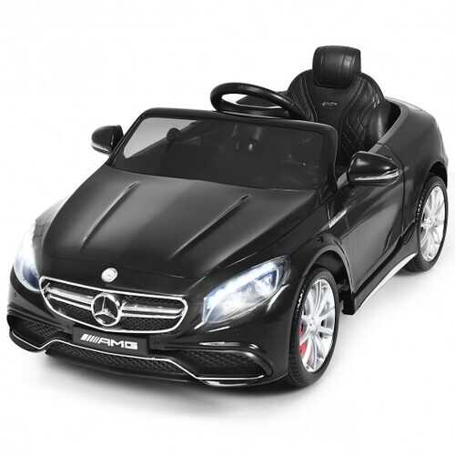 12 V Mercedes-Benz S63 Licensed Kids Ride On Car-Black