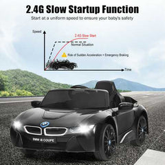 12V Licensed BMW I8 Kids Ride On Car-Black