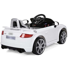 12V Audi TT RS Electric Remote Control MP3 Kids Riding Car-White