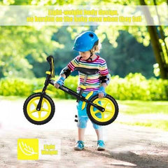 Adjustable Lightweight Kids Balance Bike-Yellow