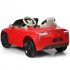 Kids Ride Lexus LC500 Licensed Remote Control Electric Vehicle-Red