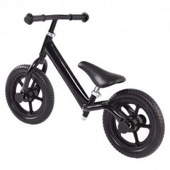 12" Balance Kids No-Pedal Learning Bicycle Black/Pink-Black