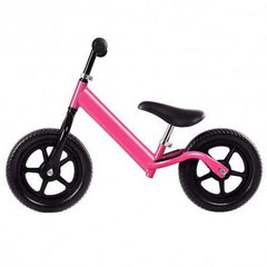 12" Balance Kids No-Pedal Learning Bicycle Black/Pink-Pink