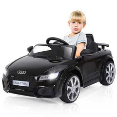 12V Audi TT RS Electric Remote Control MP3 Kids Riding Car-Black