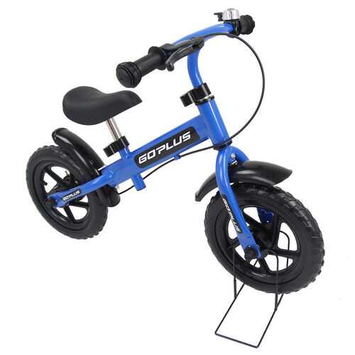 12" Three Colors Kids Bike Bicycle with Brakes and Bell-Blue