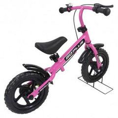 12" Three Colors Kids Bike Bicycle with Brakes and Bell-Pink