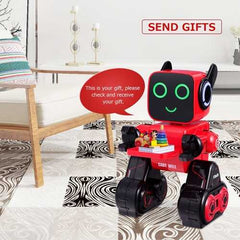 K3 Programmable Touch & Sound Control Piggy Sing Dance Robot-Red