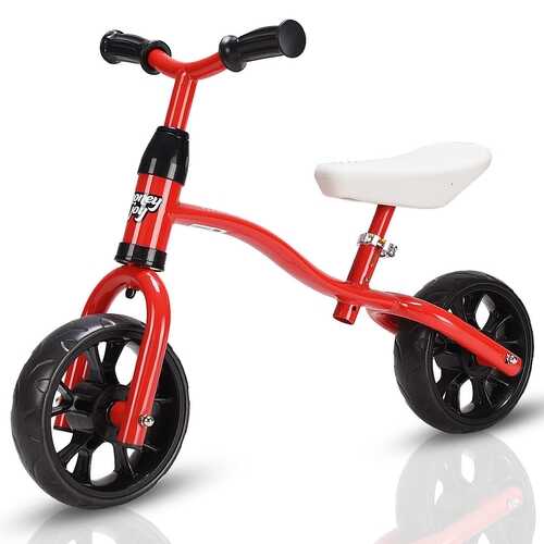 Adjustable No-Pedal Children Kids Balance Bike-Red