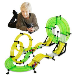 Autoflier Kids RC Rail Car Race Track Set