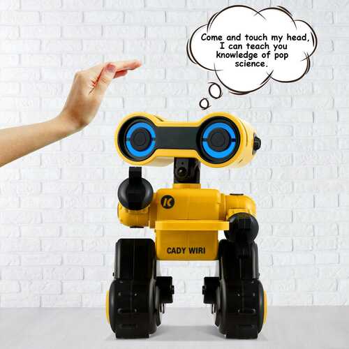 Intelligent Programmable Interactive Remote Control Robot-Yellow