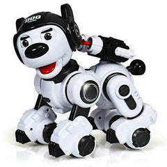 Wireless Programmable Interactive Remote Control Robotic Dog-Black