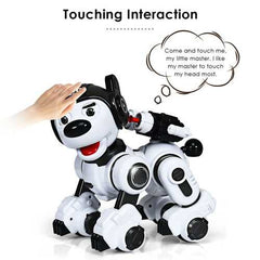 Wireless Programmable Interactive Remote Control Robotic Dog-Black