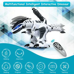 Kids Intelligent Interactive Remote Controller Robot Dinosaur-White